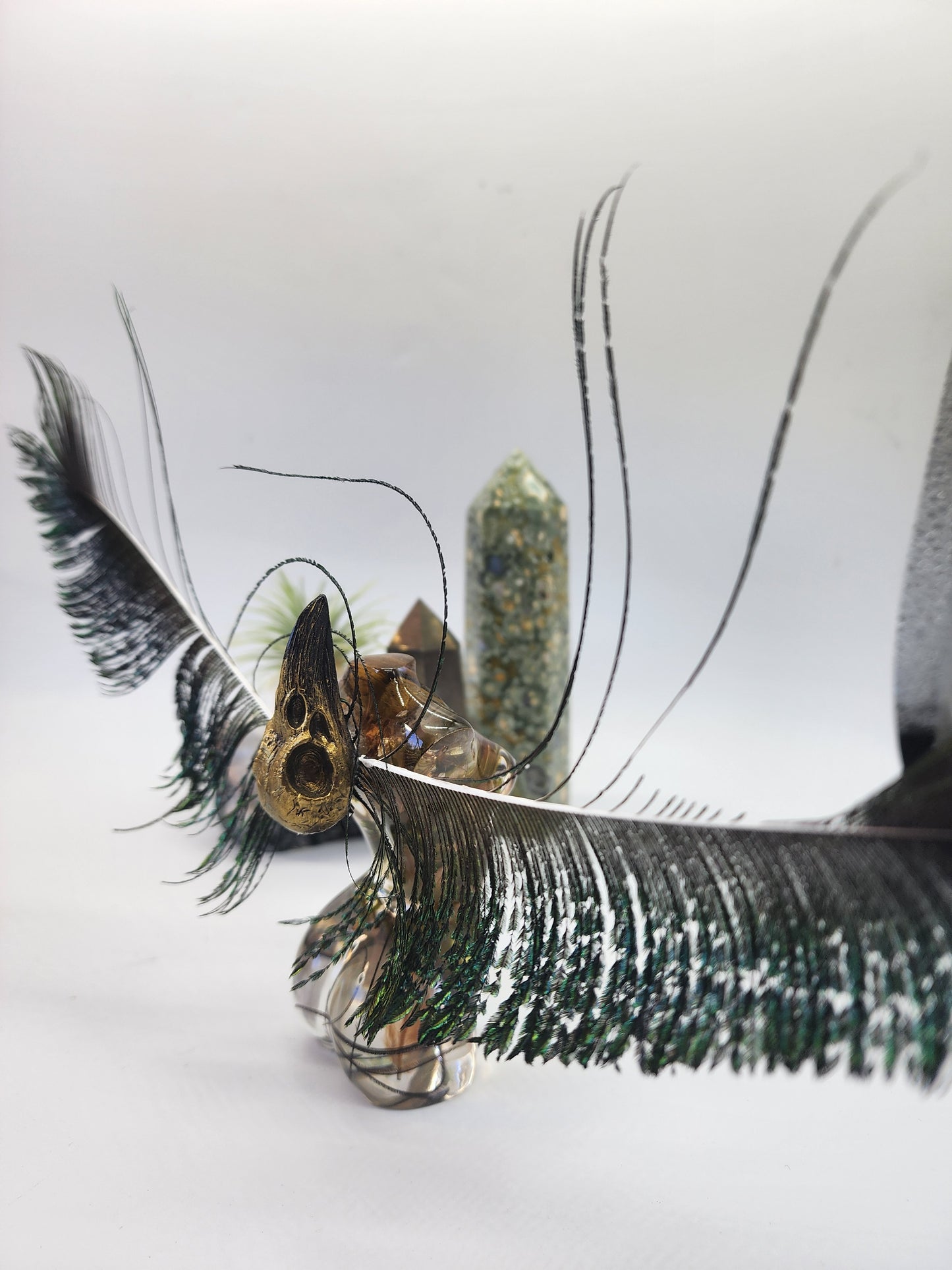 Handmade Forest-Themed Angel Figures, male and female