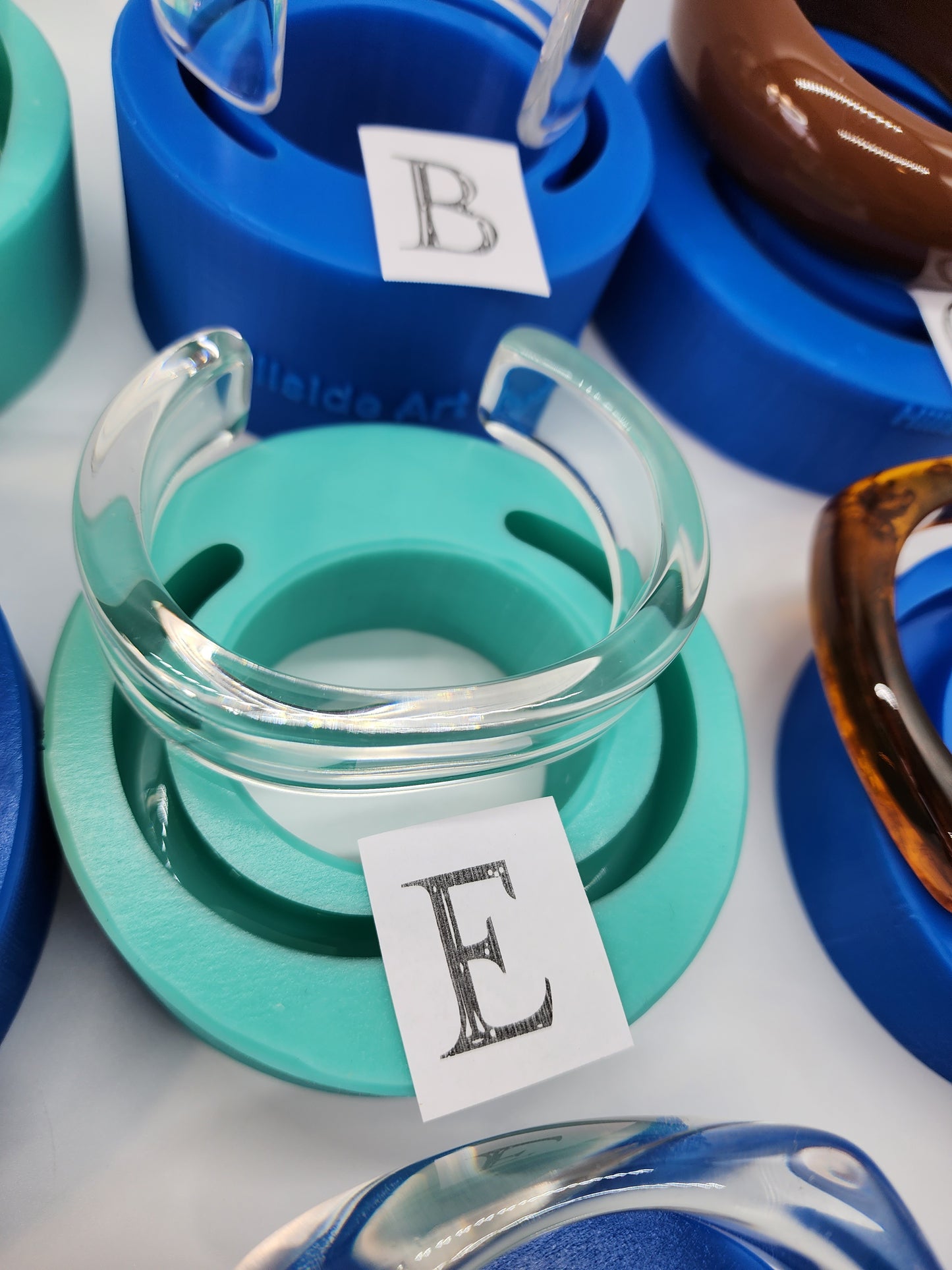9 Different Bracelet Bangle Style Silicone Moulds. Glossy Finish. Single and Bundle Deal