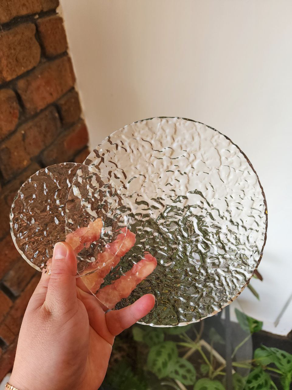 Textured 10 cm and 20 cm Wide Glossy Round Coaster and Centre Piece/Wall Hanging Silicone Mould. Single or Bundle Deal Sets
