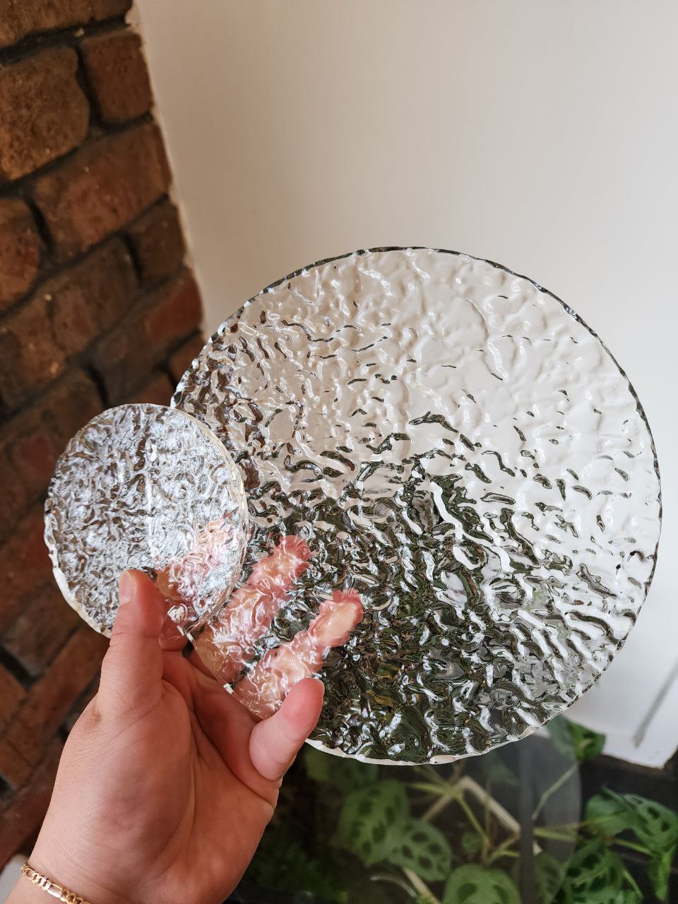 Textured 10 cm and 20 cm Wide Glossy Round Coaster and Centre Piece/Wall Hanging Silicone Mould. Single or Bundle Deal Sets