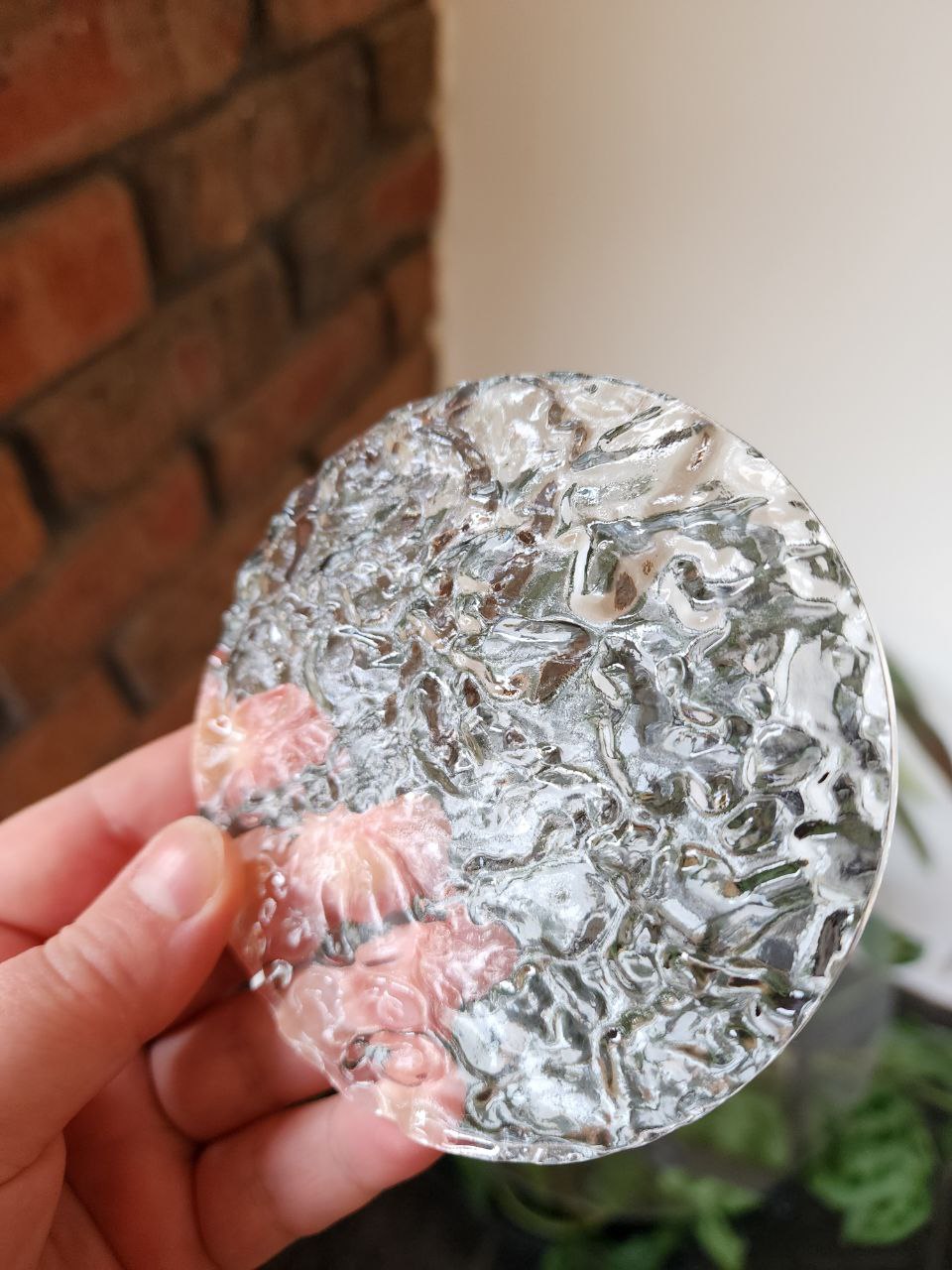 Textured 10 cm and 20 cm Wide Glossy Round Coaster and Centre Piece/Wall Hanging Silicone Mould. Single or Bundle Deal Sets