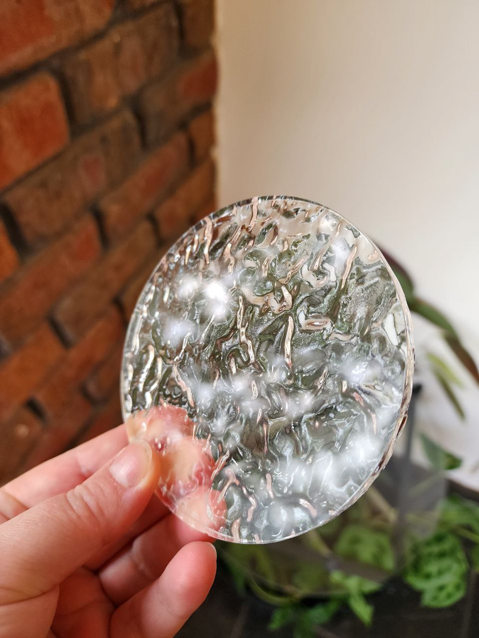 Textured 10 cm and 20 cm Wide Glossy Round Coaster and Centre Piece/Wall Hanging Silicone Mould. Single or Bundle Deal Sets
