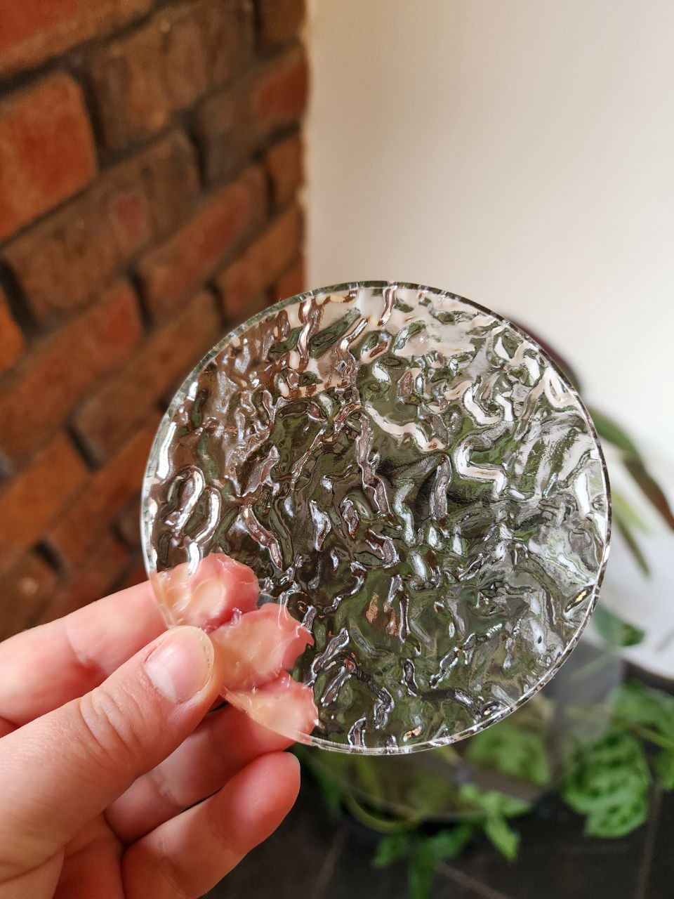Textured 10 cm and 20 cm Wide Glossy Round Coaster and Centre Piece/Wall Hanging Silicone Mould. Single or Bundle Deal Sets