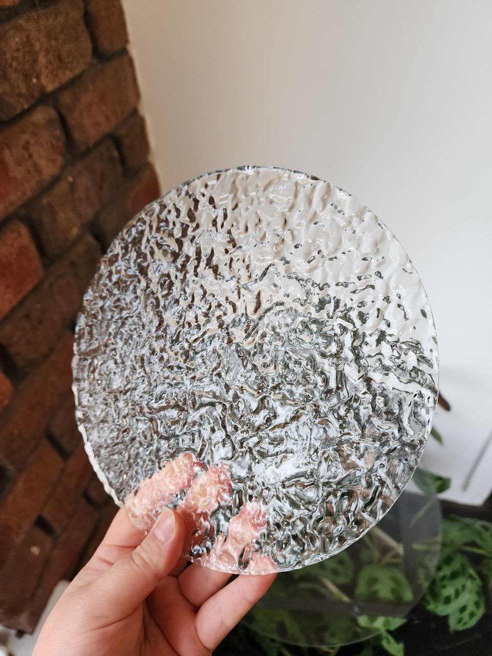 Textured 10 cm and 20 cm Wide Glossy Round Coaster and Centre Piece/Wall Hanging Silicone Mould. Single or Bundle Deal Sets