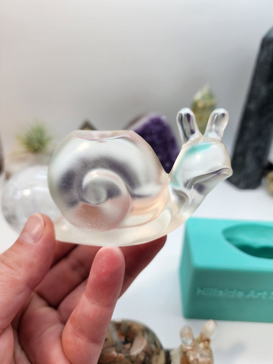 Snail Sphere Stand Silicone Mould