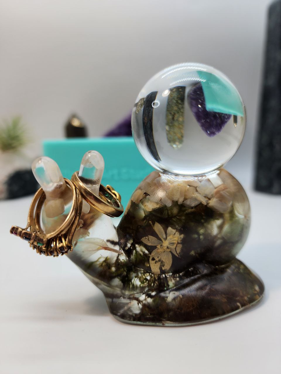 Snail Sphere Stand Silicone Mould