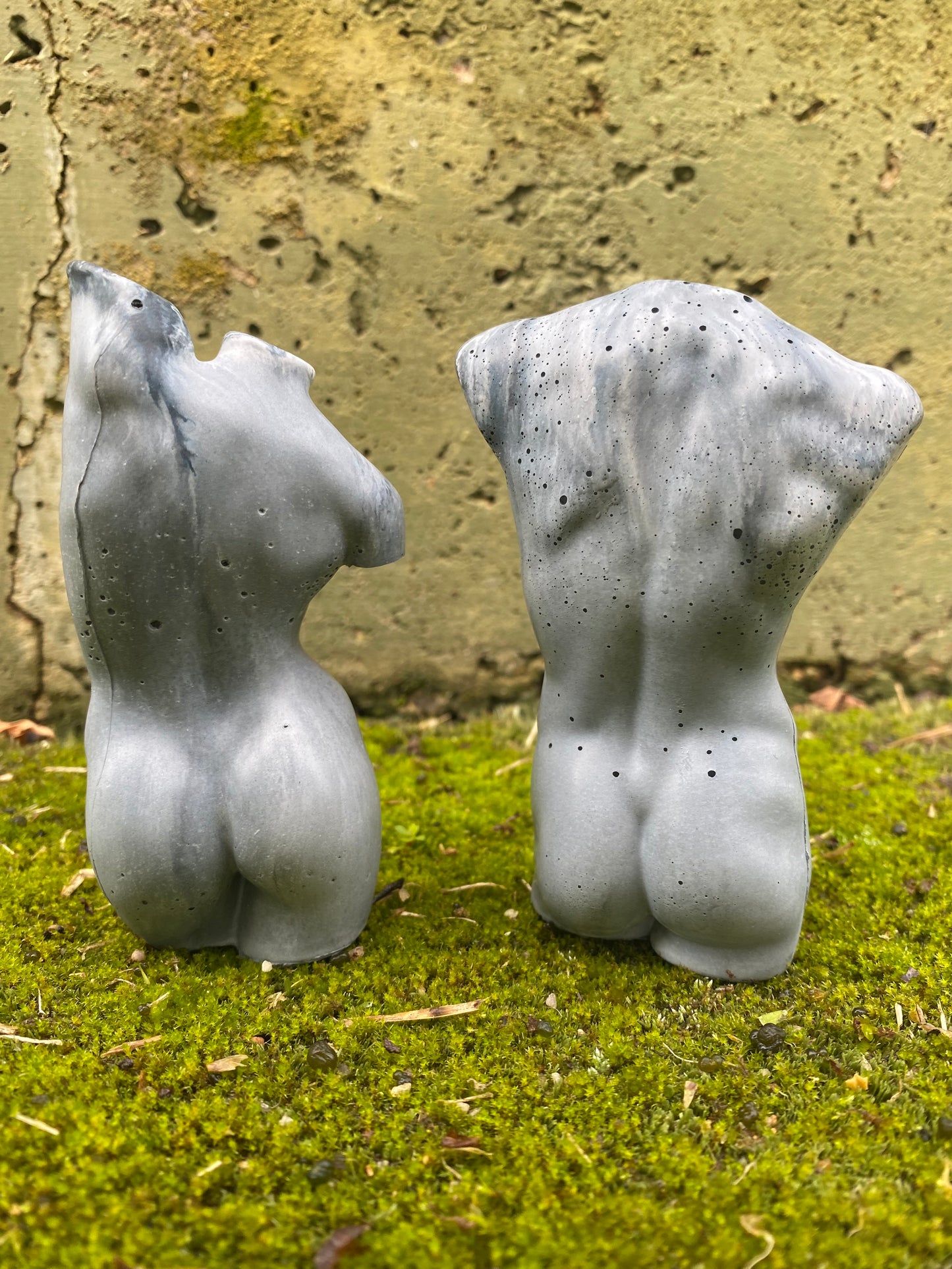 Glossy Silicone Mould of a Male Torso earring, keychain, small and XL statue. 2.5 cm to 17 cm.