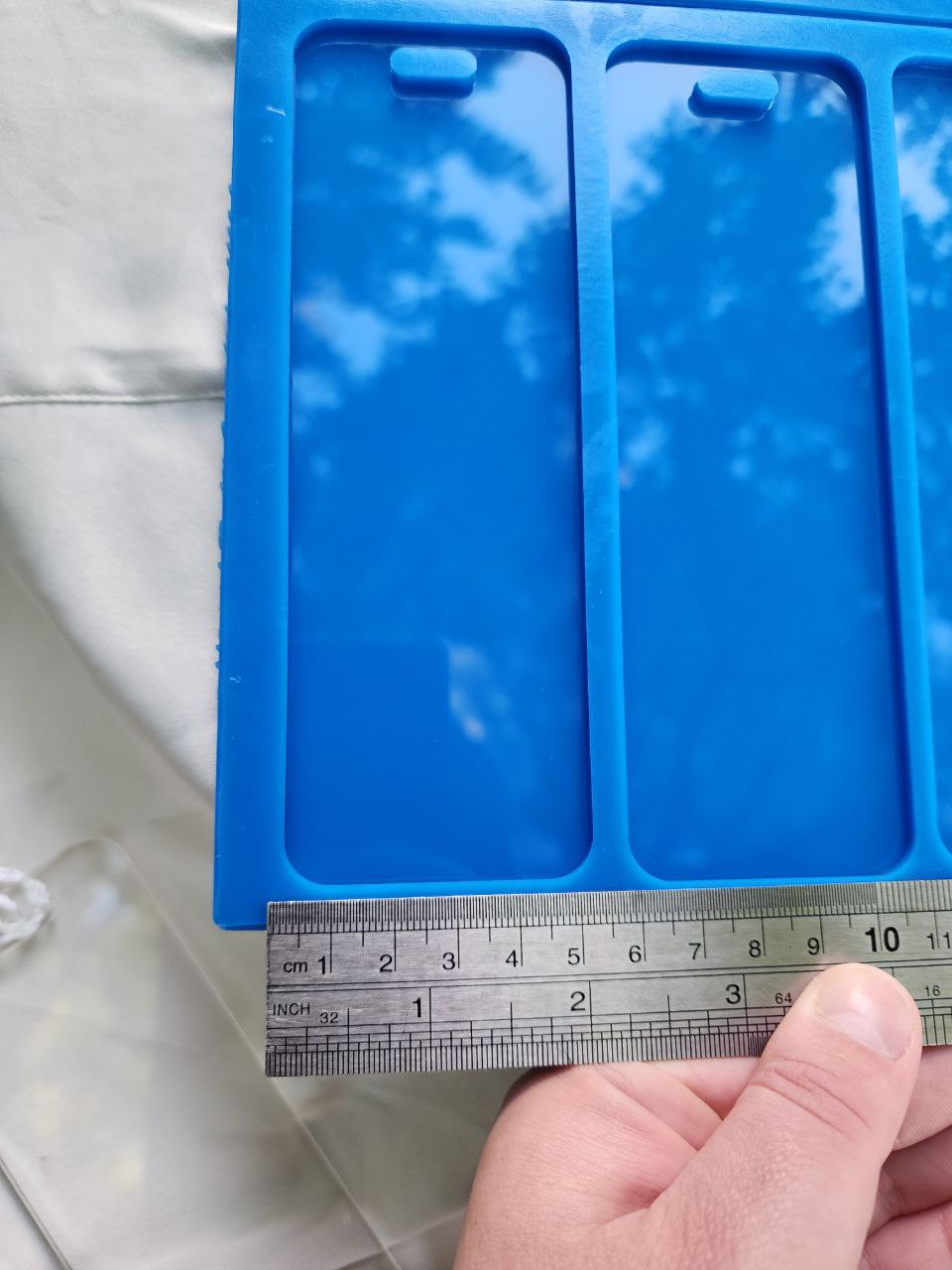 Bookmark/Label Palette Silicone Mould. Rectangle or Arch Shape. Make 5 bookmarks at once. Glossy finish
