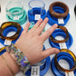 9 Different Bracelet Bangle Style Silicone Moulds. Glossy Finish. Single and Bundle Deal
