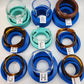 9 Different Bracelet Bangle Style Silicone Moulds. Glossy Finish. Single and Bundle Deal
