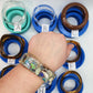 9 Different Bracelet Bangle Style Silicone Moulds. Glossy Finish. Single and Bundle Deal