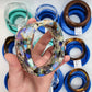 9 Different Bracelet Bangle Style Silicone Moulds. Glossy Finish. Single and Bundle Deal