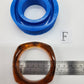 9 Different Bracelet Bangle Style Silicone Moulds. Glossy Finish. Single and Bundle Deal