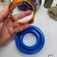 9 Different Bracelet Bangle Style Silicone Moulds. Glossy Finish. Single and Bundle Deal