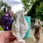 Glossy Finish Silicone Mould of a Fallen Angel/Winged Goddess. LARGE and SMALL Sizes 10 cm and 16 cm tall