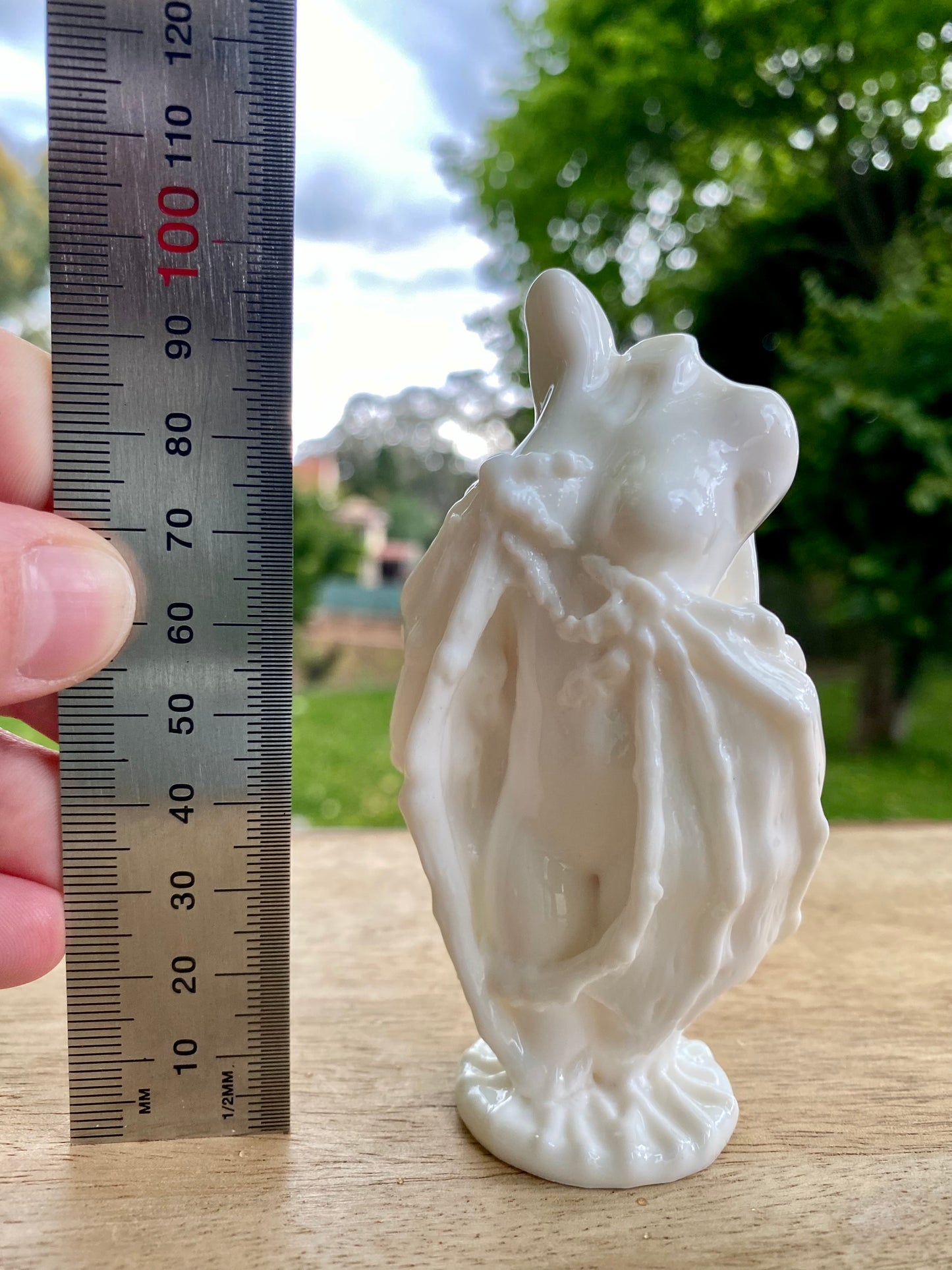 Glossy Finish Silicone Mould of a Fallen Angel/Winged Goddess. LARGE and SMALL Sizes 10 cm and 16 cm tall