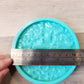 Textured 10 cm and 20 cm Wide Glossy Round Coaster and Centre Piece/Wall Hanging Silicone Mould. Single or Bundle Deal Sets
