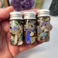 Raw Australian Opal Chips - 10 ml or 5 ml glass vial. Mix in resin and make jewellery. Make raw wire wrapped pendants, or cut, sand and polish for high end jewellery.