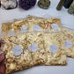 Gold Leaf Metallic Flakes. Containers or Bags