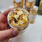 Gold Leaf Metallic Flakes. Containers or Bags