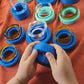 9 Different Bracelet Bangle Style Silicone Moulds. Glossy Finish. Single and Bundle Deal