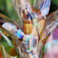 Raw Australian Opal Chips - 10 ml or 5 ml glass vial. Mix in resin and make jewellery. Make raw wire wrapped pendants, or cut, sand and polish for high end jewellery.