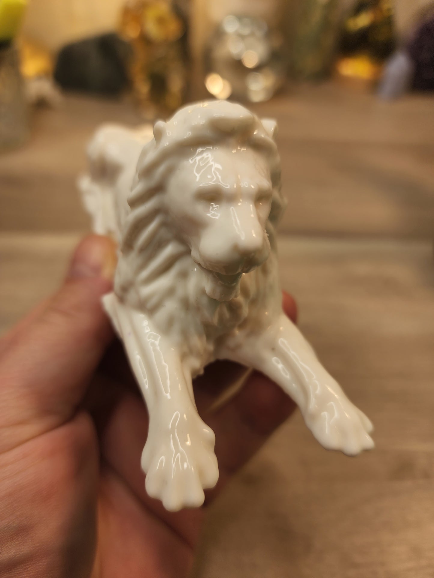 Laying Down Male Lion Silicone Mould Super glossy finish.