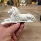 Laying Down Male Lion Silicone Mould Super glossy finish.