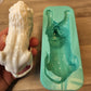 Laying Down Male Lion Silicone Mould Super glossy finish.