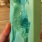 Laying Down Male Lion Silicone Mould Super glossy finish.