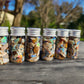 Raw Australian Opal Chips - 10 ml or 5 ml glass vial. Mix in resin and make jewellery. Make raw wire wrapped pendants, or cut, sand and polish for high end jewellery.
