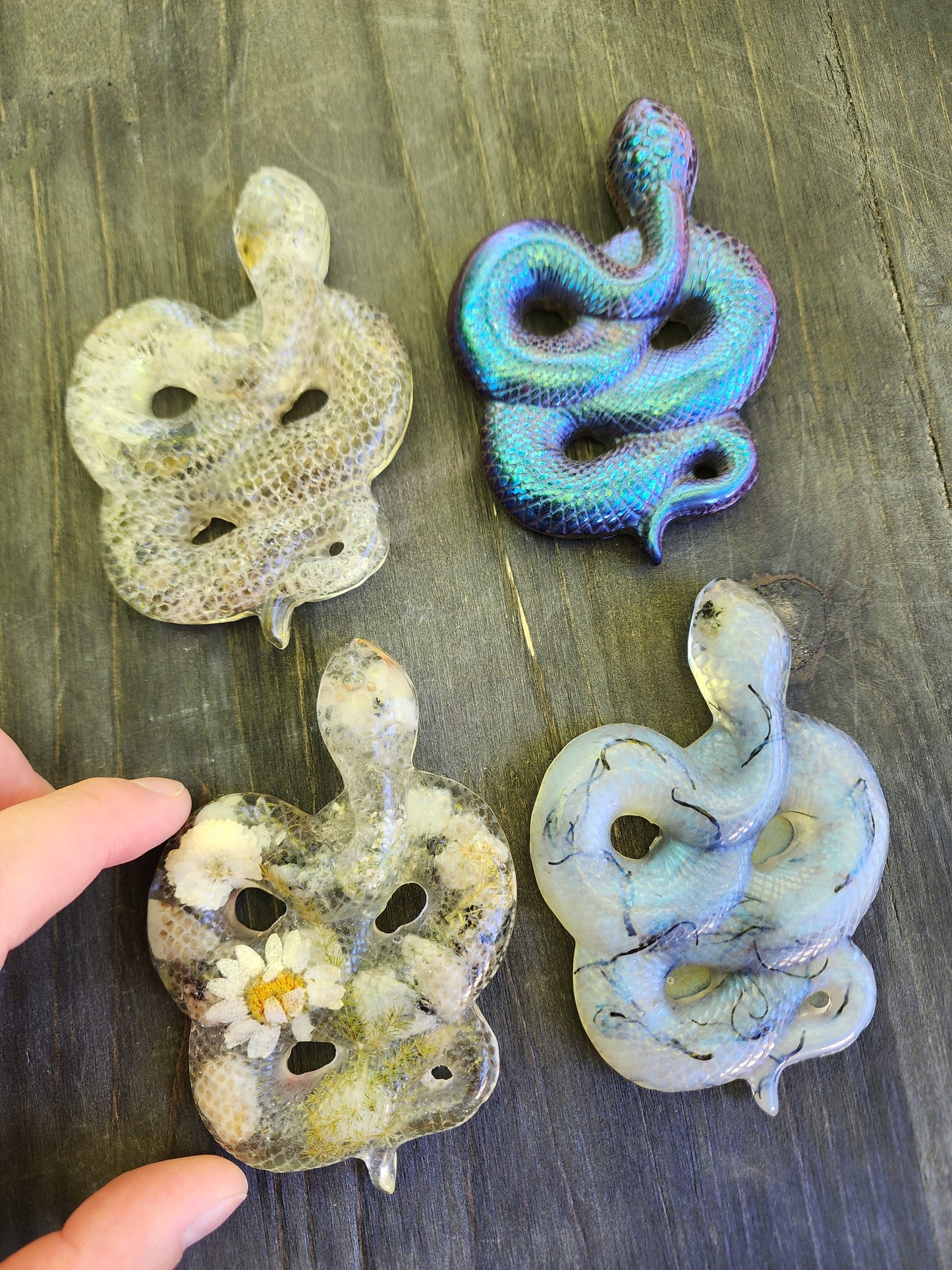 Shinny Snake Silicone Mould - Beautiful Texture details