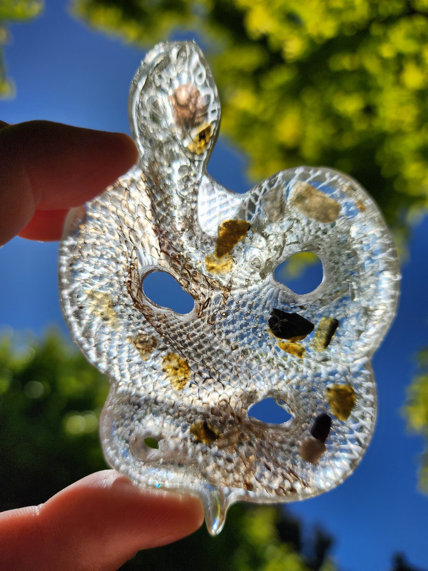 Shinny Snake Silicone Mould - Beautiful Texture details