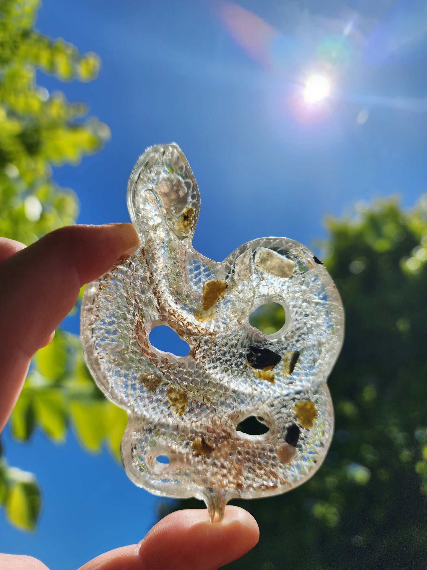 Shinny Snake Silicone Mould - Beautiful Texture details