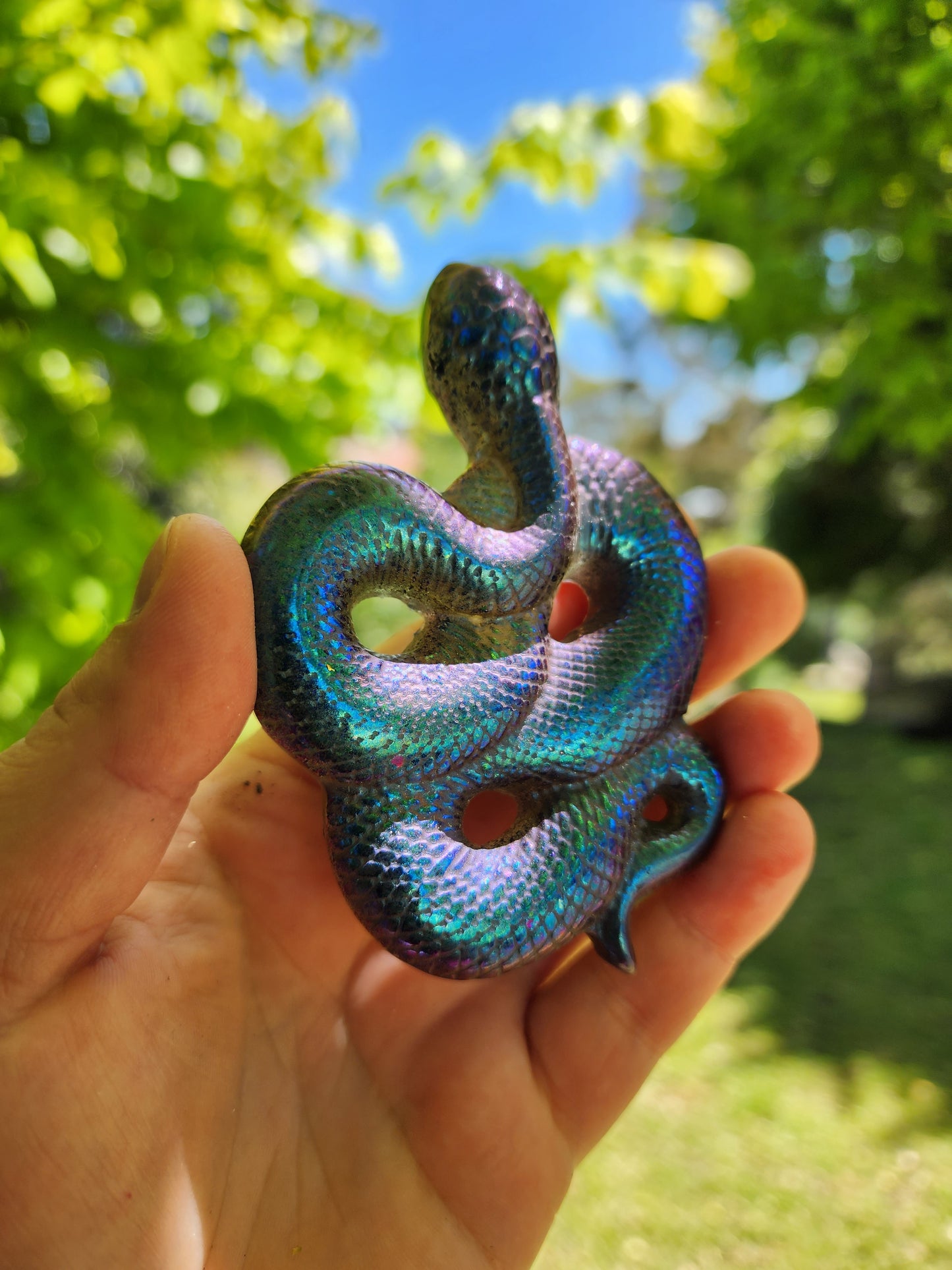 Shinny Snake Silicone Mould - Beautiful Texture details