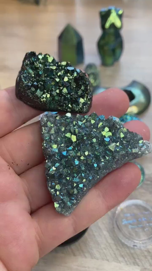 'Serenade of the Sea' Chameleon Colour Shifting Flakes. Lilac - gold - green. 0.65g, 0.4g, 0.1g. Skin Safe, Resin Art, Nail Art