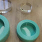 4, 6, 8 and 10cm wide by 1.4 cm thick Round Cylinder Silicone Mould. Use as Keychains, Coasters, Stands. Single or Bundle Deal Sets