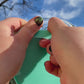 Round/Circle Cabochon Palette Silicone Mould - 49 piece round flat, raised and faceted. Easily make many pairs of earrings, pendants at once. Faceted sun catcher cabs that reflect rainbows.
