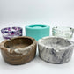 Glossy Ashtray Handmade Silicone Mould. Thick walls. Perfect for Resin and Concrete Ashtrays. Designed for easy demould