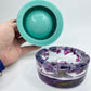 Glossy Ashtray Handmade Silicone Mould. Thick walls. Perfect for Resin and Concrete Ashtrays. Designed for easy demould