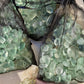 Green Quartz Crystal Chips - 150g.