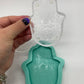 Handmade Silicone Mould Mandala pattern Hamsa Hand with protection eye. Shallow Trinket Dish/Incense Holder
