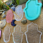 Handmade Silicone Mould Mandala pattern Hamsa Hand with protection eye. Shallow Trinket Dish/Incense Holder