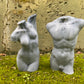 Glossy Silicone Mould of a Male Torso earring, keychain, small and XL statue. 2.5 cm to 17 cm.