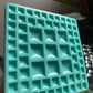 Square/Diamond Cabochon Palette Silicone Mould - 69 Pieces - various sizes.
