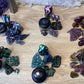 'Sun Gaze' Chameleon Colour Shifting Flakes. Lilac - gold - green. 0.65g, 0.4g, 0.1g. Skin Safe, Resin Art, Nail Art
