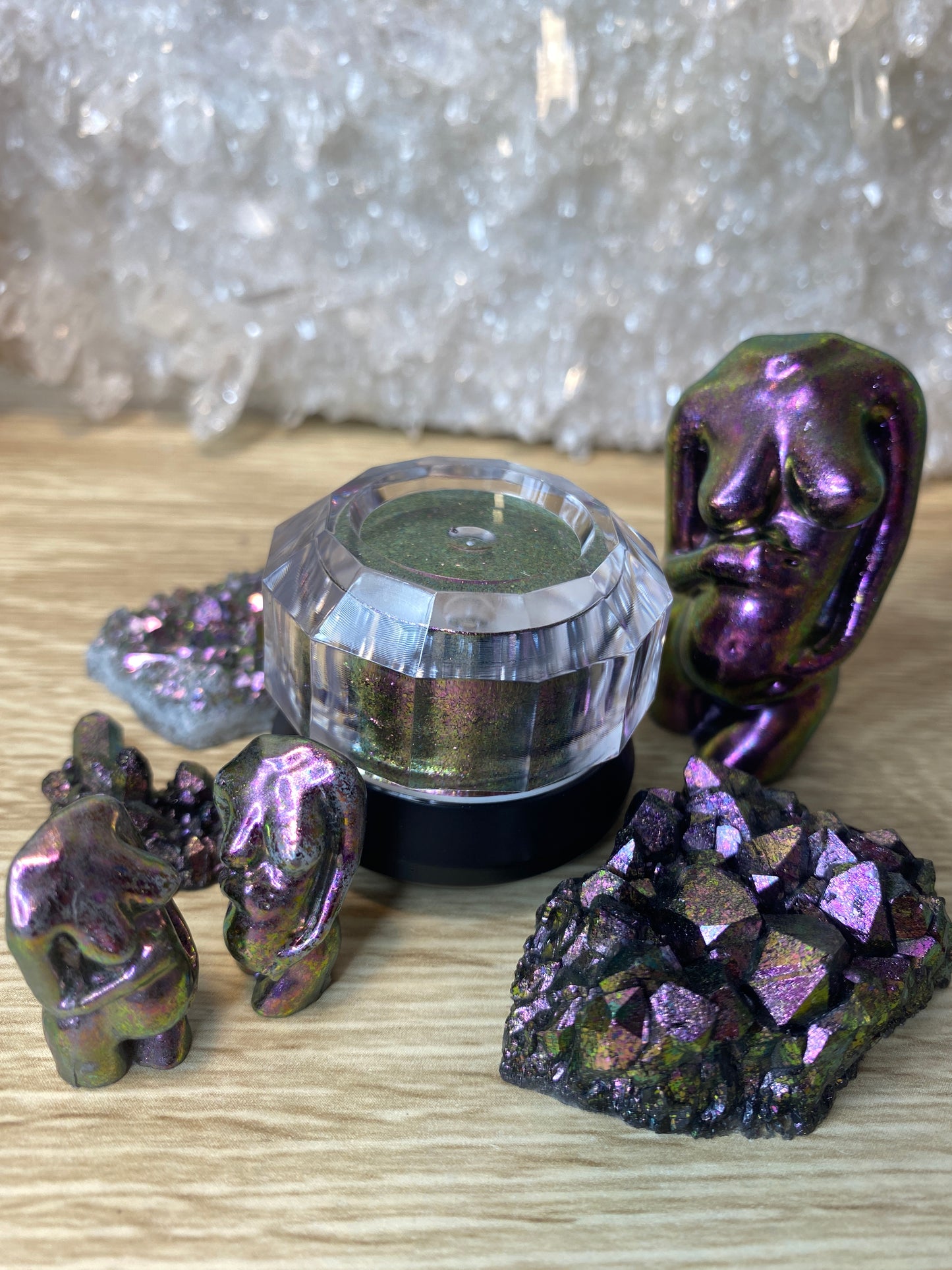 'Eskimo Kisses' Chameleon Colour Shifting Flakes. Lilac - gold - green. 0.1 g, 0.4 g or 0.65 g. Resin Art Supplies, Nail Art