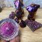 'Siren Secrets' Chameleon Colour Shifting Flakes. Lilac - gold - green. 0.65g, 0.4g, 0.1g. Skin Safe, Resin Art, Nail Art