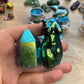 'Serenade of the Sea' Chameleon Colour Shifting Flakes. Lilac - gold - green. 0.65g, 0.4g, 0.1g. Skin Safe, Resin Art, Nail Art
