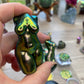 'Sage Shimmer' Chameleon Colour Shifting Flakes. Lilac - gold - green. 0.65g, 0.4g, 0.1g. Skin Safe, Resin Art, Nail Art